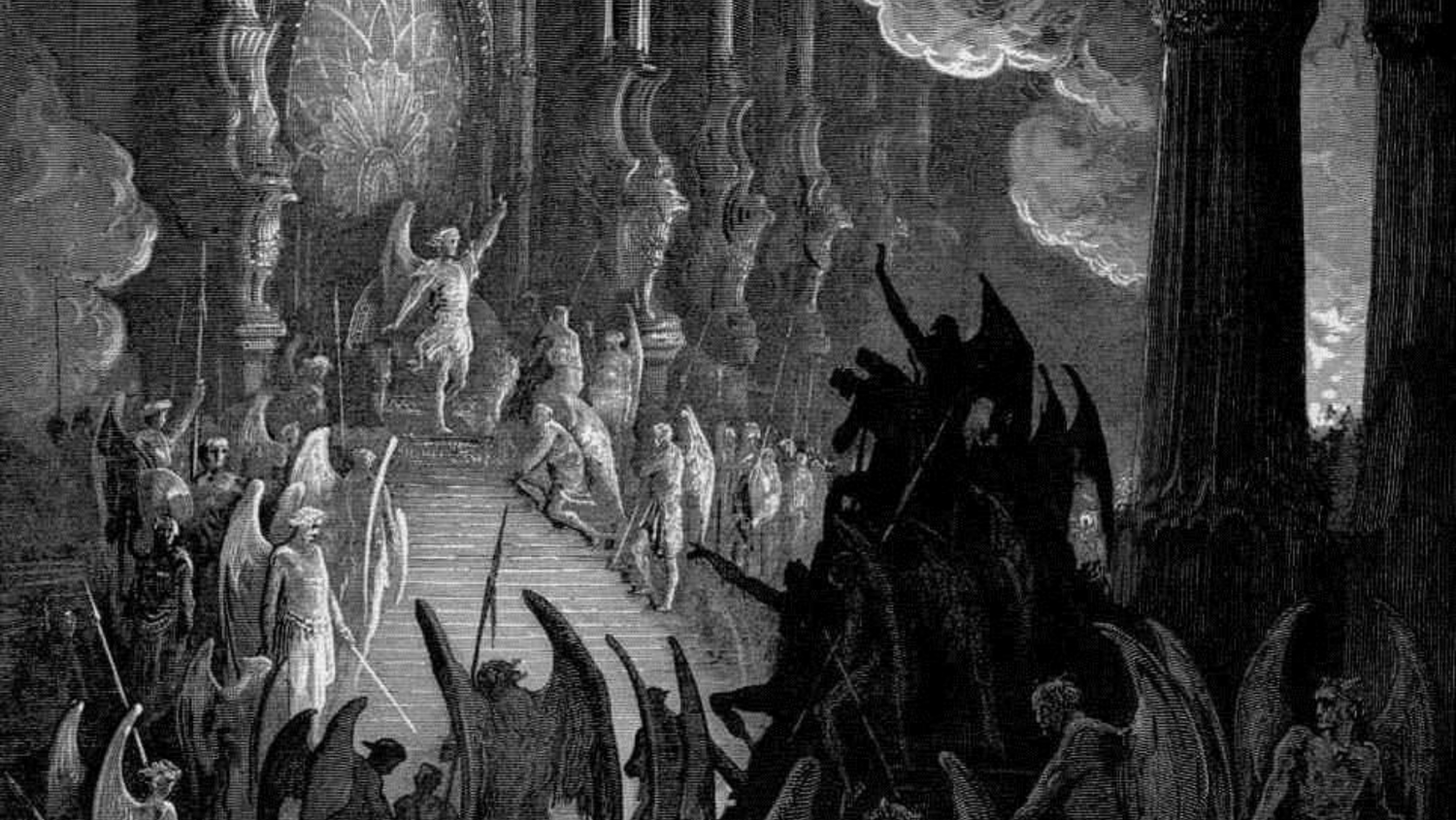 Satan in Council by Gustave Dore